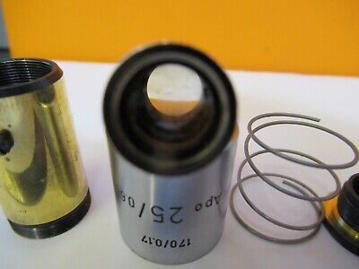 FOR PARTS LEITZ OBJECTIVE APO OPTICS MICROSCOPE PART AS PICTURED &A7-A-10