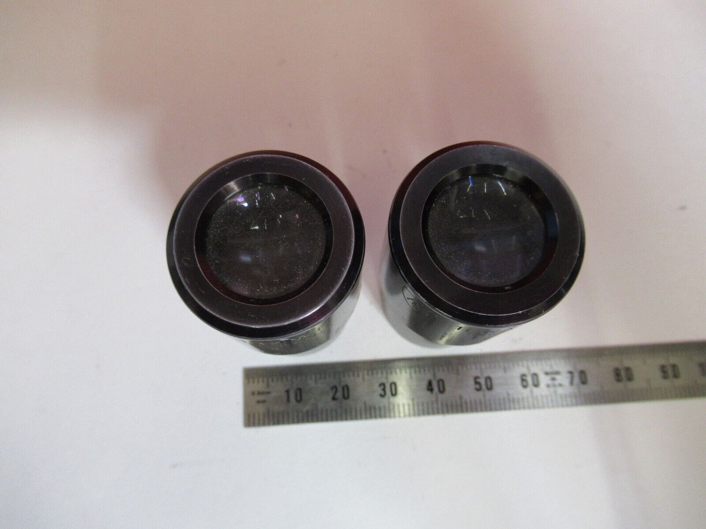 AO AMERICAN OPTIC PAIR CAT 145 10X WF EYEPIECE MICROSCOPE PART AS PICTURED Q2-81