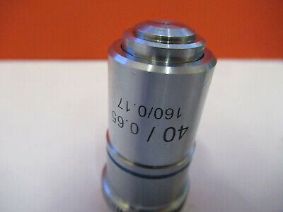 AMSCOPE OBJECTIVE LENS 40X /160 OPTICS MICROSCOPE PART AS PICTURED &8z-a-118