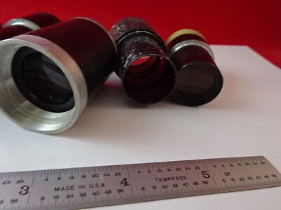 for parts LOT EYEPIECES OPTICAL AO BL MICROSCOPE PART OPTICS AS IS #F3-A-03