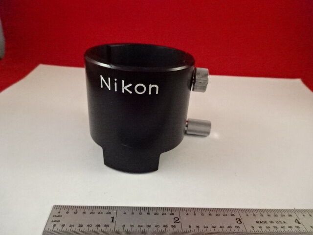 MICROSCOPE PART NIKON JAPAN ADAPTER INSPECTION OPTICS AS IS #X9-A-57B