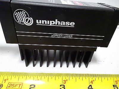 OPTICAL UNIPHASE GREEN LASER 4301-010 OPTICS AS IS BIN#TC-4-1-H