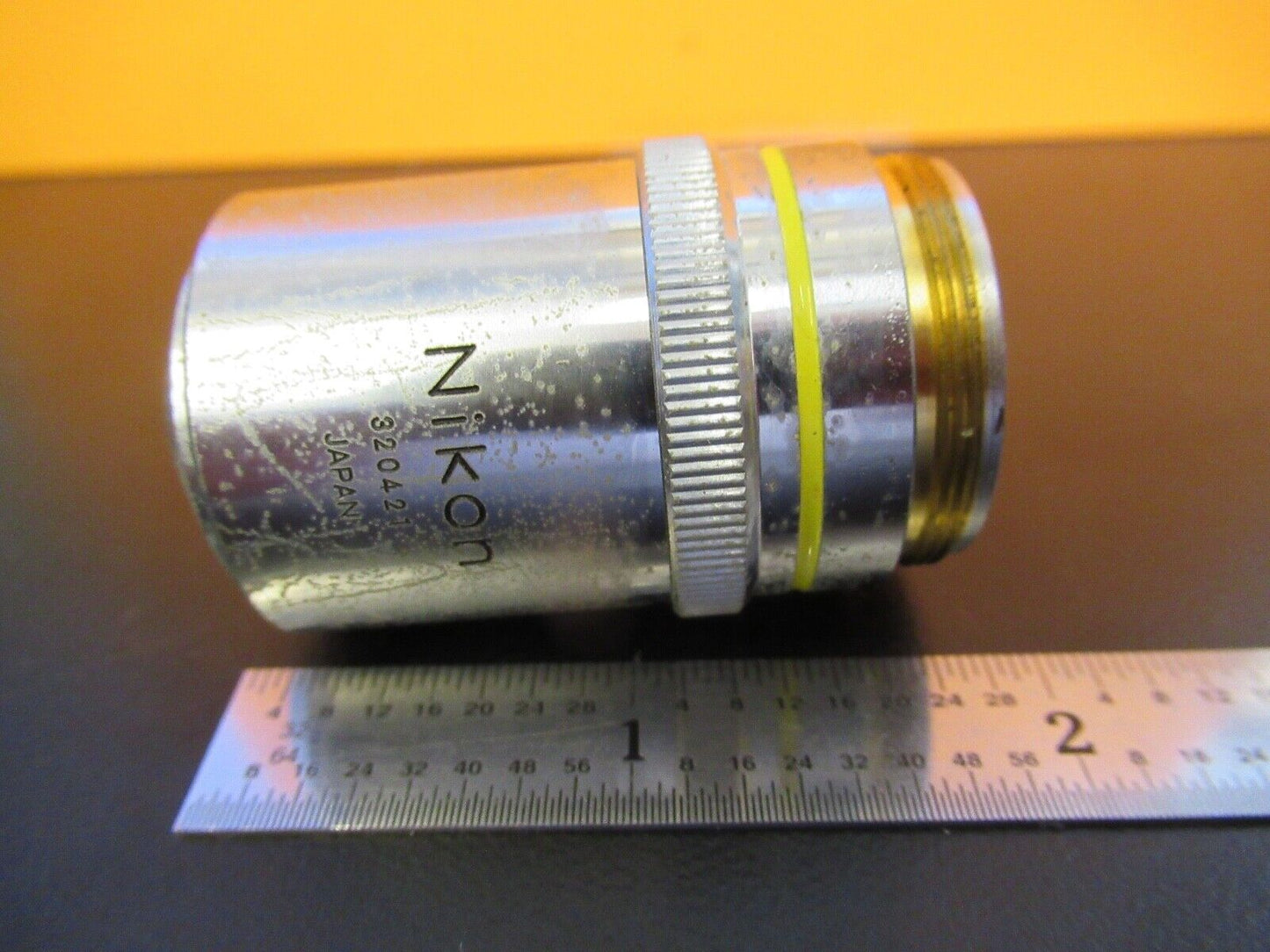 NIKON JAPAN BD OBJECTIVE 10X /210 OPTICS MICROSCOPE PART AS PICTURED &5M-A-51