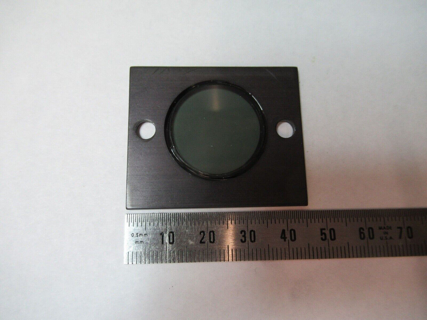 WILD HEERBRUGG SWISS POL POLARIZER GLASS MICROSCOPE PART AS PICTURED  S2-C-113