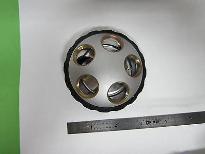 MICROSCOPE NIKON JAPAN NOSEPIECE TURRET  WITHOUT OPTICS BIN#F3-45