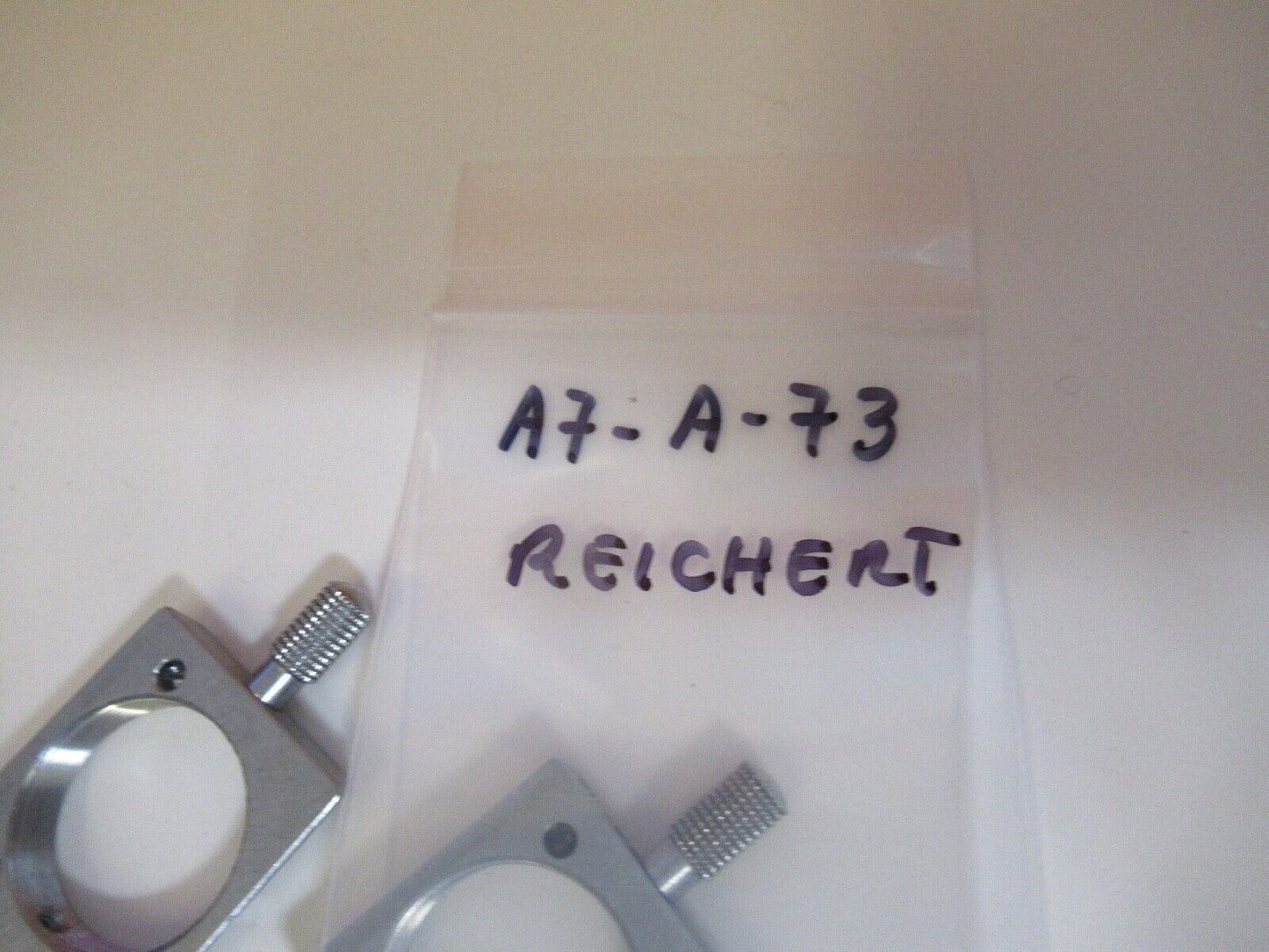 REICHERT AUSTRIA OBJECTIVE HOLDERS MICROSCOPE PART OPTICS AS PICTURED &A7-A-73