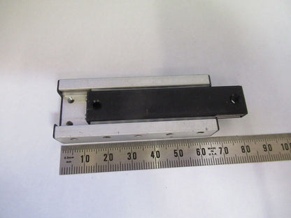 DELTRON SLIDE POSITIONING STAGE GEAR ALUMINUM for optics AS PICTURED &H9-C-04