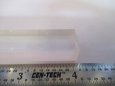 OPTICAL RECTANGULAR GLASS LENS PLANO CONCAVE OPTICS AS PICTURED &3-FT-X17