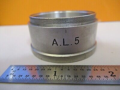 NIKON JAPAN A.L.5 STEREO OBJECTIVE MICROSCOPE PART OPTICS AS PICTURED &85-B-75