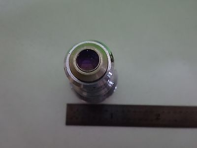 MICROSCOPE PART OBJECTIVE LEITZ GERMANY L 32 UTK + IRIS OPTICS AS IS BIN#V3-B-14