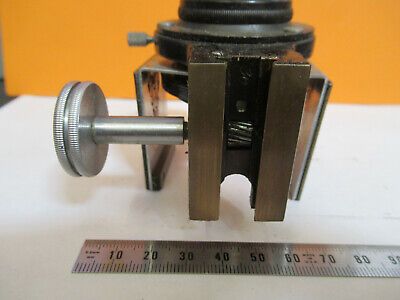 ANTIQUE BAUSCH LOMB CONDENSER  +IRIS OPTICS MICROSCOPE PART AS PICTURED P6-A-184