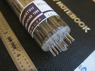 OPTICAL HAMAMATSU PHOTOMULTIPLIER R268 SENSOR LASER OPTICS AS IS BIN#T4-SH-02