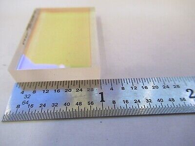 OPTICAL FLAT COATED RECTANGLE OPTICS AS PICTURED &3K-A-14