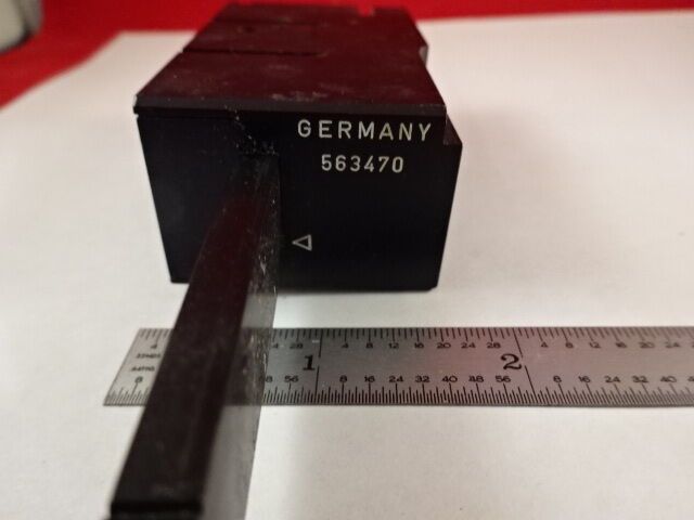 MIKROSKOPTEIL FILTEROBJEKTIV IRISBLENDE LEITZ GERMANY OPTICS AS IS #X9-A-55B