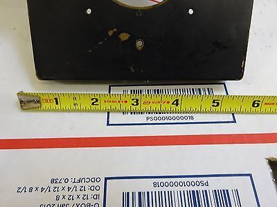 BRASS MICROSCOPE STAGE TABLE PART &IL-4-G