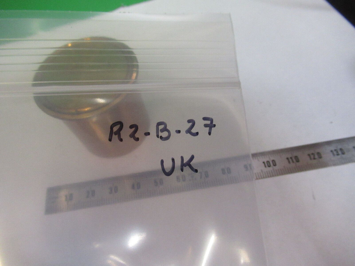 ANTIQUE BRASS UK POLARIZER OPTICS MICROSCOPE PART AS PICTURED &R2-B-27