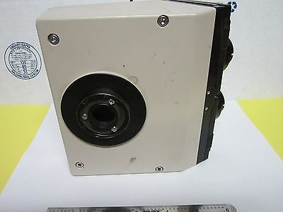 OLYMPUS LARGE HEAD MICROSCOPE PART OPTICS BIN#H2-01