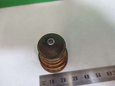 ANTIQUE BAUSCH LOMB BRASS OBJECTIVE LENS MICROSCOPE PART AS PICTURED Q9-A-46