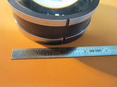 OPTICAL large mounted convex concave lens [severe scratches] LASER OPTICS BIN#13