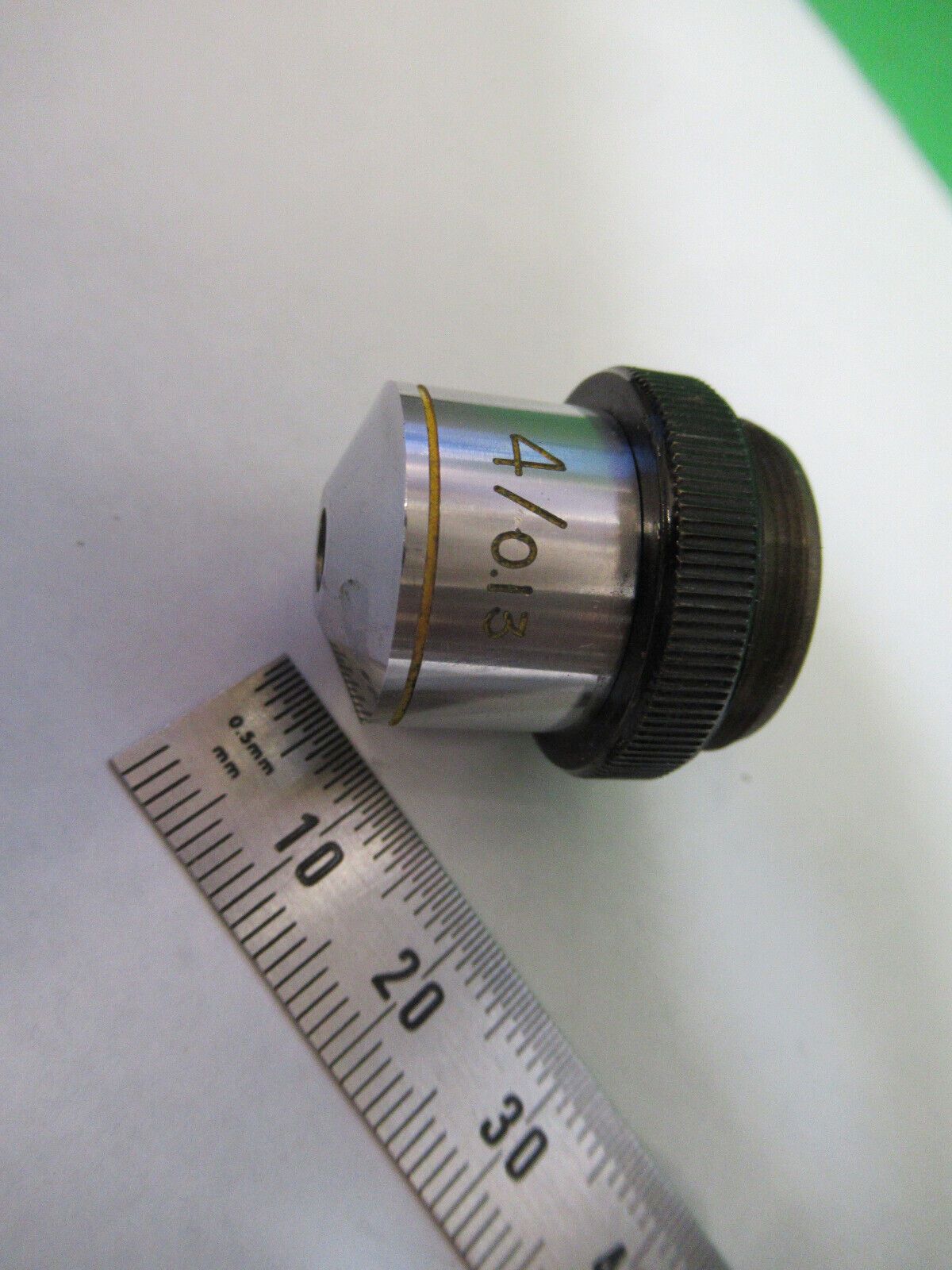 METZ  4X OBJECTIVE LENS MICROSCOPE PART AS PICTURED G5-A-99