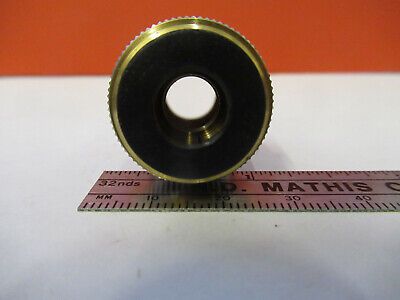 AMSCOPE OBJECTIVE LENS 4X /160 OPTICS MICROSCOPE PART AS PICTURED &8z-a-119