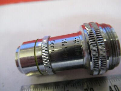 WOLFE WETZLAR OBJECTIVE 45X LENS OPTICS MICROSCOPE PART AS PICTURED &8Y-A-15