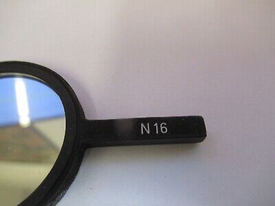 CARL ZEISS GERMANY NEUTRAL DENSITY N16 FILTER MICROSCOPE PART AS PIC &50-A-08