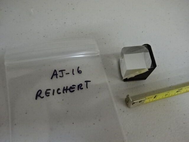 MICROSCOPE PART LEICA REICHERT POLYVAR PRISM OPTICS AS IS AJ-16