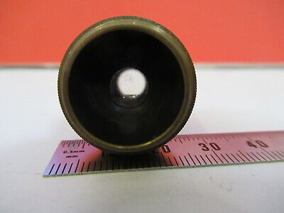 ANTIQUE BRASS BAUSCH LOMB 16mm objective MICROSCOPE PART AS PICTURED  &B3-B-17