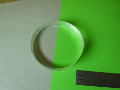 OPTICAL UNCOATED FLAT GLASS LENS PART OPTICS #84-A-03