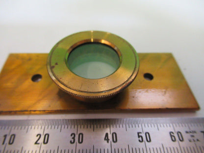 ANTIQUE BRASS COMPRESSORIUM UK SLIDE WATSON MICROSCOPE PART AS PICTURED &R2-B-60