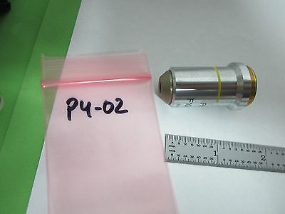 MICROSCOPE PART OBJECTIVE ZEISS GERMANY F10 PH1 10X OPTICS AS IS BIN#P4-02