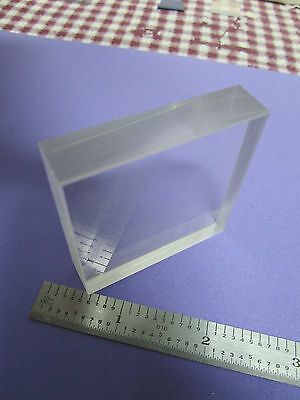 OPTICAL GLASS BLOCK 2 by 1/2 inches  OPTICS