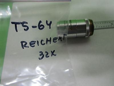 MICROSCOPE PART REICHERT AUSTRIA EPI 32X  OBJECTIVE AS IS OPTICS BIN#T5-64