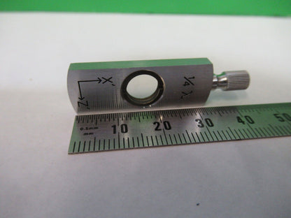 UNITRON POL SLIDE 1/4 LAMBDA POL OPTICS MICROSCOPE PART AS PICTURED &88-A-16