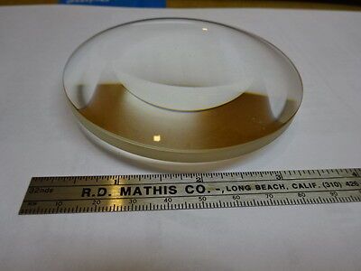 OPTICAL BI CONVEX LENS OPTICS AS IS #81-19