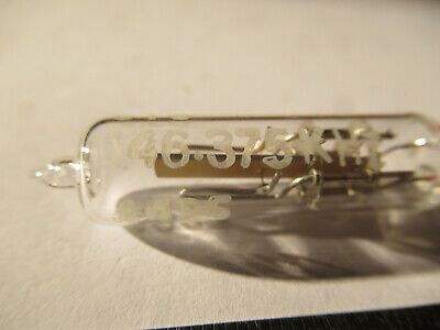 ANTIQUE QUARTZ RADIO CRYSTAL MORION GLASS HOLDER FREQUENCY CONTROL #F4-A-76