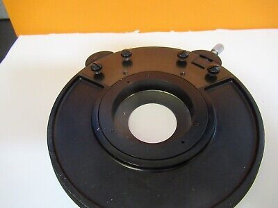 CARL ZEISS GERMANY POLARIZER STAGE TABLE MICROSCOPE PART AS PICTURED &1E-C-53