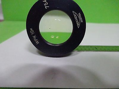 MICROSCOPE PART EYEPIECE OCULAR POLYVAR REICHERT WPK 10X OPTICS AS IS BIN#V8-19