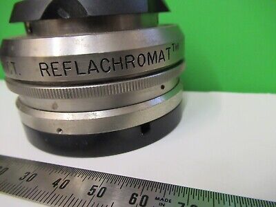 SPECTRA TECH REFLACHROMAT REFLECTIVE OBJECTIVE IMICROSCOPE PART AS PIC &15-A-27