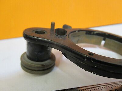 BAUSCH LOMB ANTIQUE CONDENSER HOLDER OPTICS MICROSCOPE PART AS PICTURED &P6-A-60