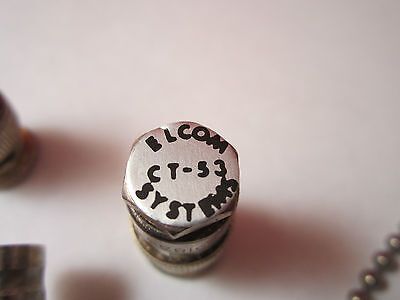 LOT 5 EA BNC RF TERMINATIONS ELCOM + HP BNC-MICRO CONNECTOR iii BIN#1