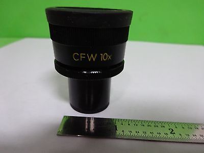 MICROSCOPE PART EYEPIECE OCULAR NIKON CFW 10X OPTICS AS IS BIN#72-96