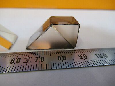 AO SPENCER LOT GLASS PRISM HEAD OPTICS MICROSCOPE PART AS PICTURED &8Y-A-92