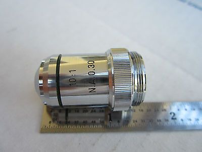 OPTICAL MICROSCOPE OBJECTIVE GRIOT 10X OPTICS DWR#02