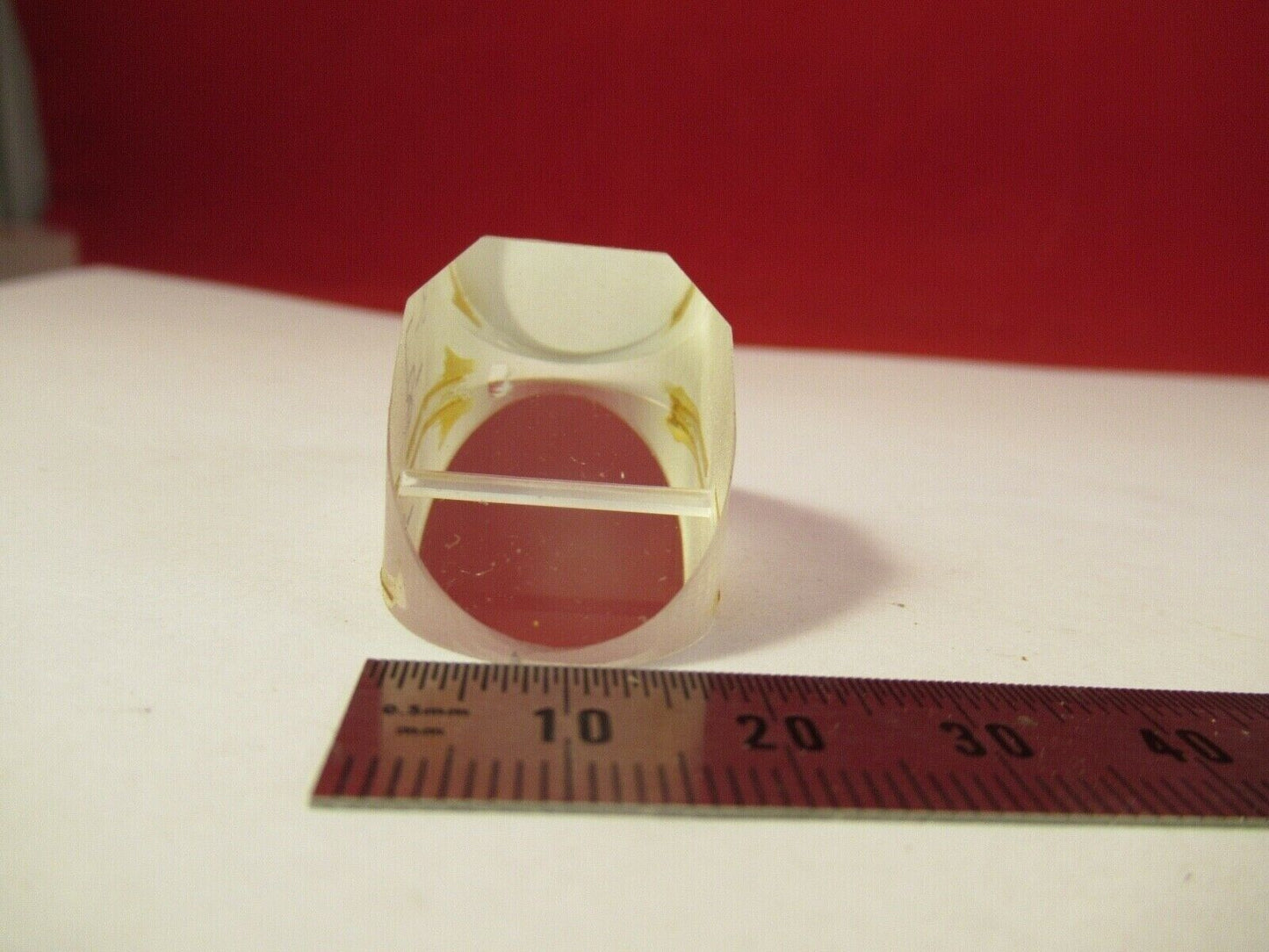 OPTICAL GLASS PRISM OPTICS AS PICTURED &P7-FT-67