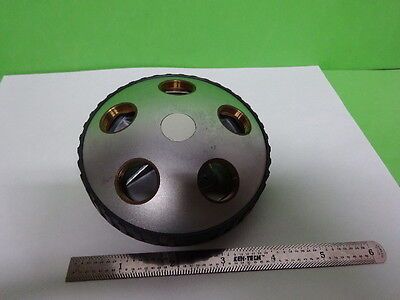 MICROSCOPE PART NIKON  JAPAN NOSEPIECE AS IS #H1-B-03