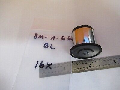 ANTIQUE BAUSCH LOMB EYEPIECE 16X OPTICS MICROSCOPE PART AS PICTURED &8M-A-66