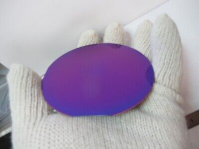 VERY NICE SAPPHIRE WAFER SINGLE CRYSTAL PLATINUM COATED AS PICTURED &7B-B-151