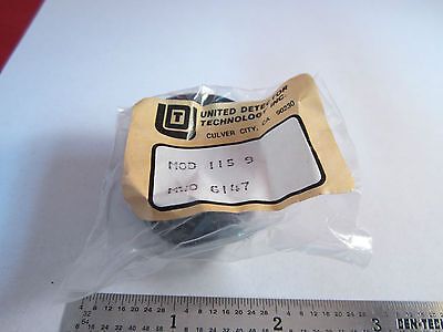 OPTICAL UNITED DETECTOR SENSOR RADIOMETRIC FILTER MODEL 115 LASER OPTICS BIN#4B